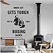 Decalcomanie da muro con citazioni sulla boxe quando la vita si fa dura Indossa i tuoi guantoni da boxe Adesivi murali in vinile Decorazione per centro fitness 55X42Cm
