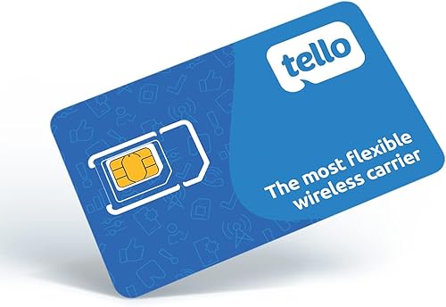 Tello Móvil - Tarjeta SIM prepagada de EE. UU. (3 en 1) | Traiga su propio kit de teléfono | Planes telefónicos desde $5/mes hasta $25/mes |