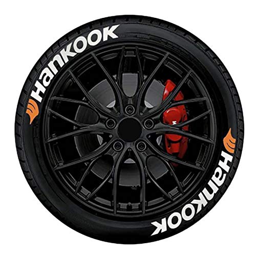 8 Sets Universal Car Tire Letter Sticker Personality Modified 3D Stereo Car Tires Sticker Tire Letter Decorative Sticker