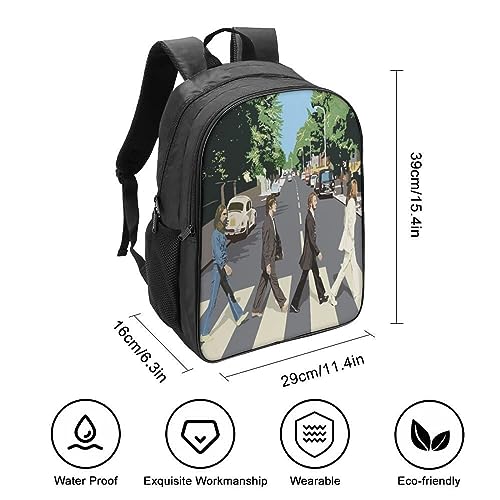 CSTAL The Beatles Sac À Dos Enfant Rock Band Boucle De Réglage Cartable Garcons Filles Adolescents Pour La Ecole Primaire Sac Ecole Respirant Pour Enfants 16inch - Les Beatles, Paul McCartney, John Lennon, RIngo Starr, George Harrison CSTAL The Beatles Sac À Dos Enfant Rock Band Boucle De Réglage Cartable Garcons Filles Adolescents Pour La Ecole Primaire Sac Ecole Respirant Pour Enfants 16inch – Image 5