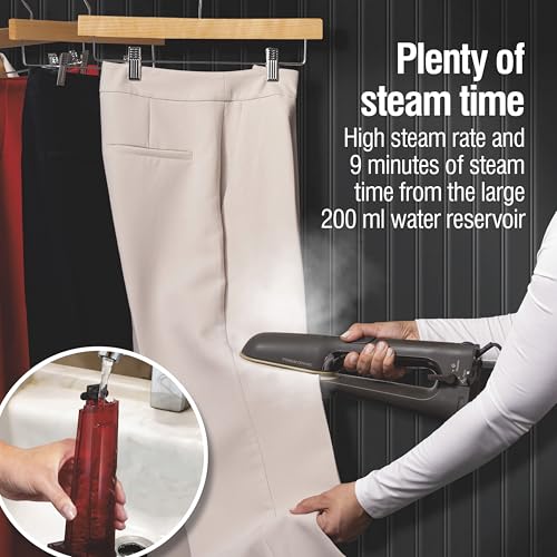 Image of CHI SteamPress 3-in-1 Handheld Garment Steamer & Press Iron for Clothes