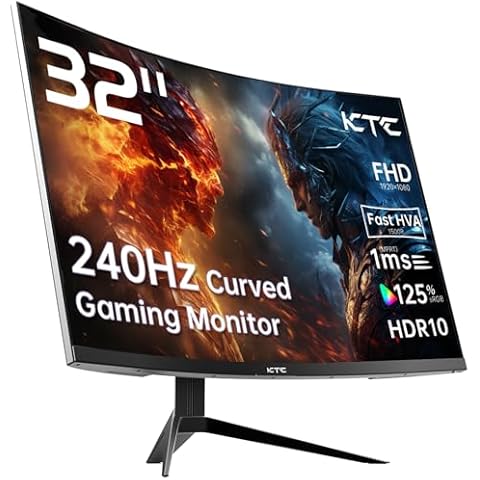 KTC 32" 240Hz Curved Gaming Monitor Cover