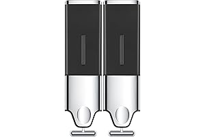 2-in-1 Black Shampoo Dispenser