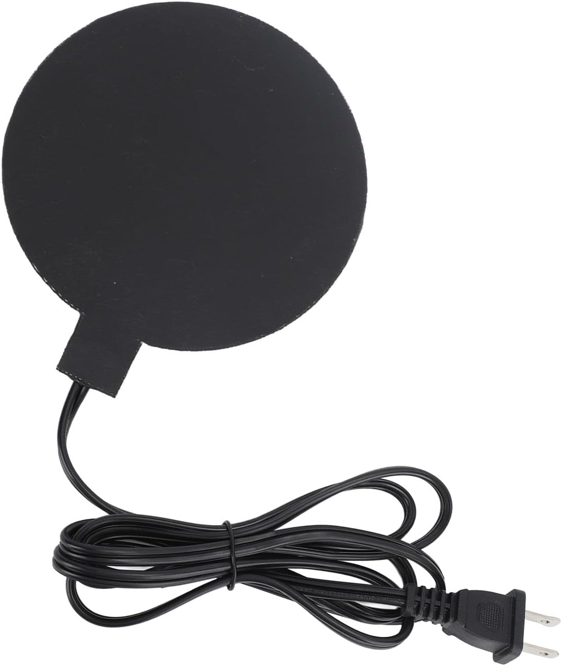 Poultry Water Heater, 35W Chicken Drinker Heated Pad, Silicone Poultry Water Warmer, 5.9in Electric Deicer Heated Base, 5.7ft Power Cord for Poultry, Shed Use, Winter Deicing