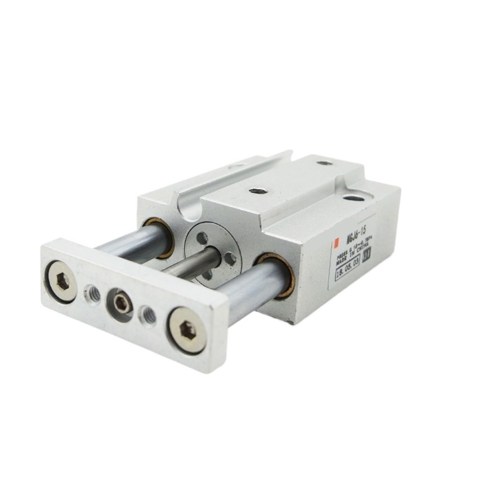 MGJ 6 10mm Miniatur Führungsstange Zylinder Pneumatische Druckluft Zylinder Typ Pneumatische Luft Zylinder Doppeltwirkend Sanmi(MGJ 6-10,10PCS)