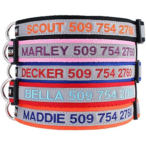 GoTags Reflective Personalized Dog Collar Cover