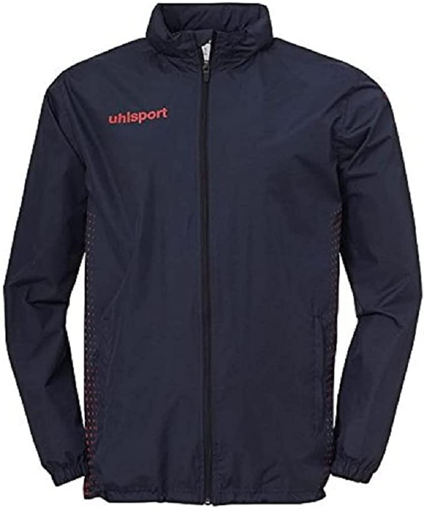 Uhlsport Uhlsh Men Score Rain Jacket Men's Jacket - Marine/Fluo Red, XXX-Large