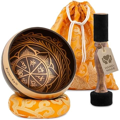 Tibetan Singing Bowl Set for Meditation Cover