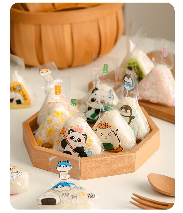 Amazon｜おにぎりフィルム 三角おにぎり包装 200個入り 16×14cm OPP