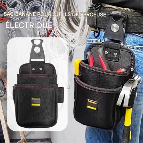 Pochette de ceinture d'outils étanche pour technicien et chantier - 3