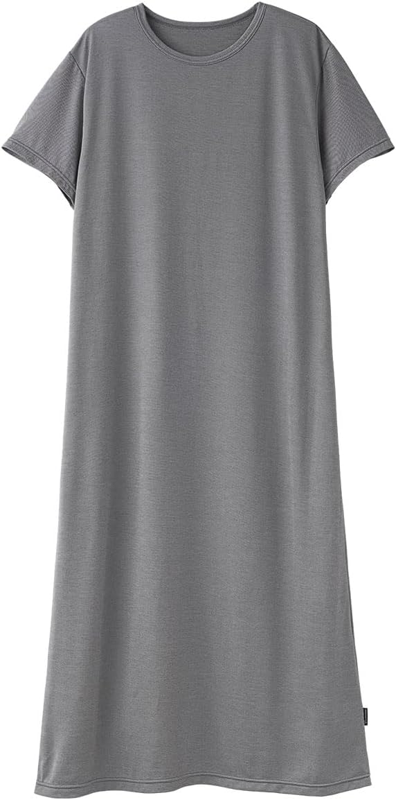 6Y21-0781浴衣リメイク ワンピース 優雅Aライン 細見え ロング 反物