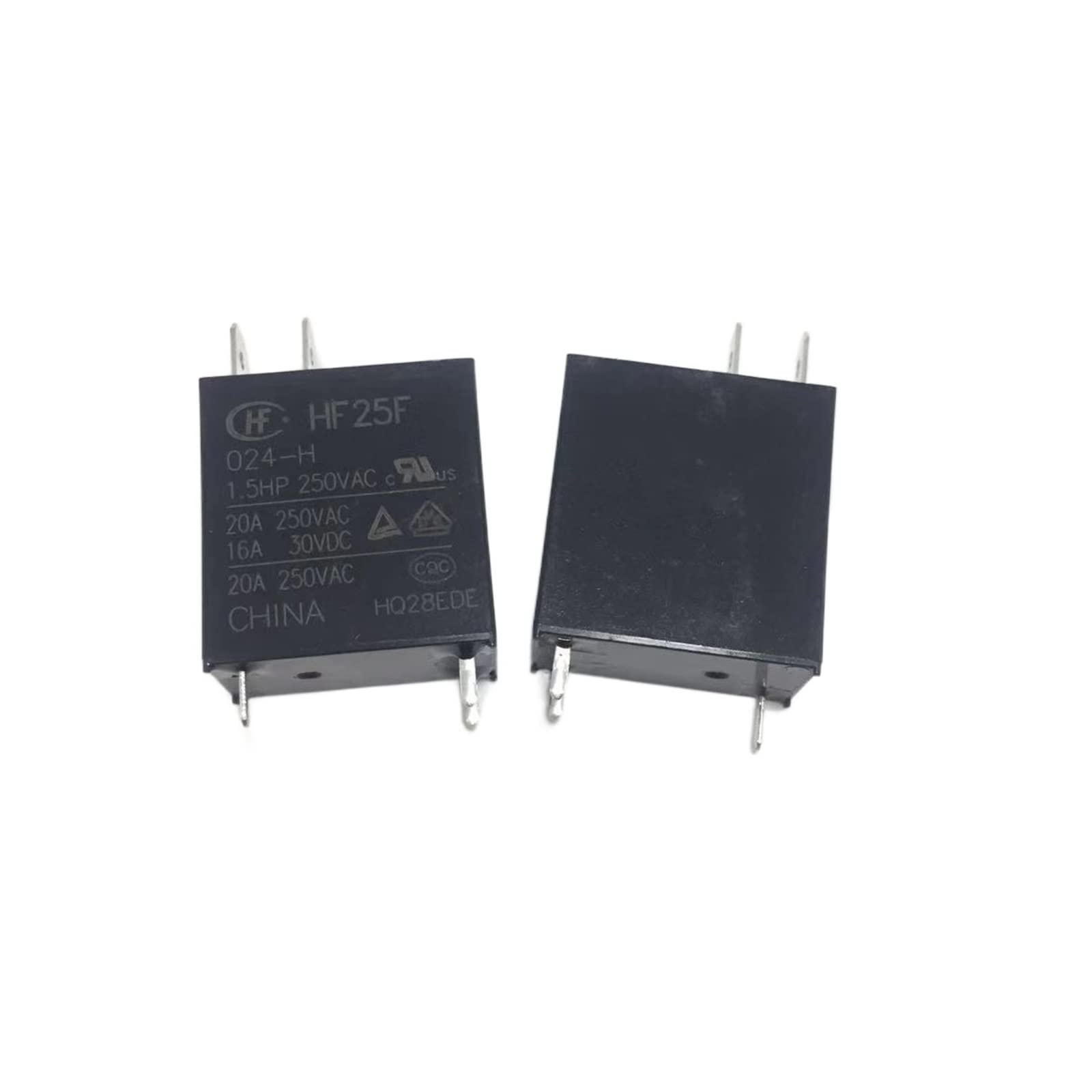 Relais JQC-25F 018-H 12V 24V miniature original pour circuit imprimé Lot de 10 pièces