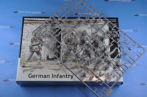 Master Box German Infantry. Western Europe. 1944-1945 4 FIG WWII 1/35 3584