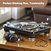 Sxkxm Turntable Belt Compatible with Audio-Technica Automatic Stereo Record Player for AT-PL50 AT-LP60 Record Player Belt Replacement