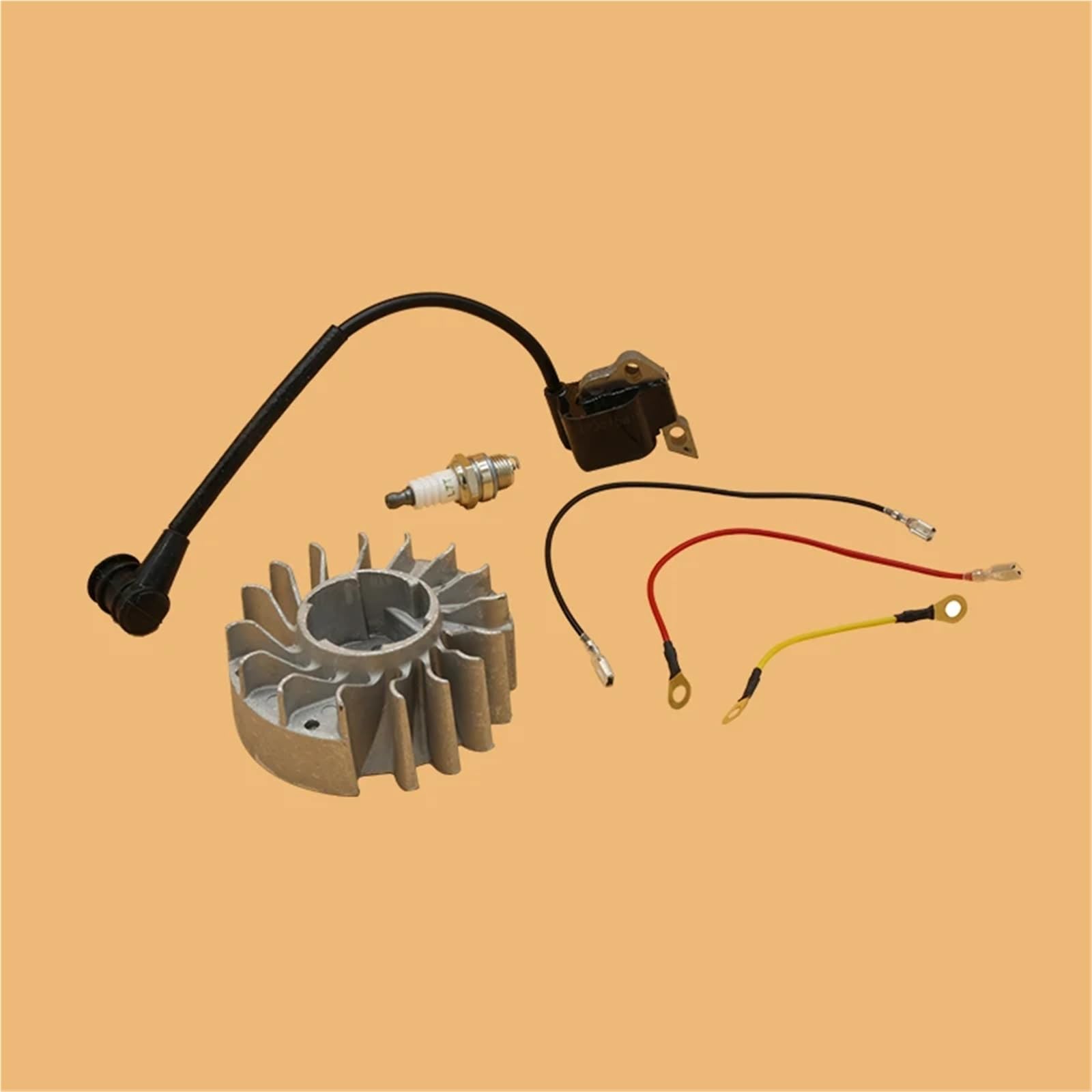 Bobina de encendido del volante y colector de admisión, compatible con motosierras de gasolina de jardín S/T/I/H/L/ 021 023 025 MS210 MS230 MS250.