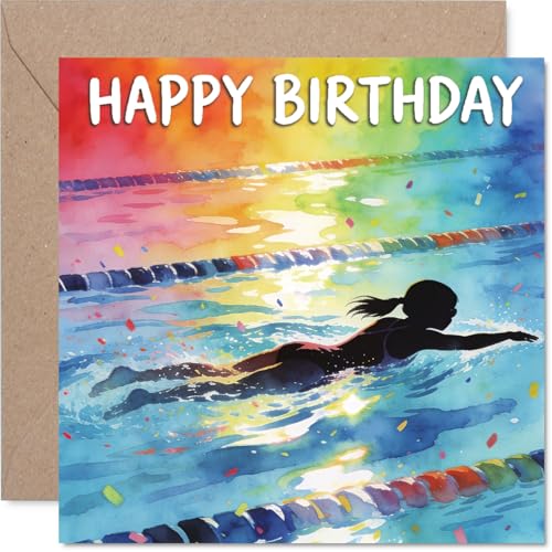 Playful Carte d'anniversaire Plongez dans la fête