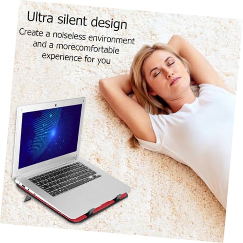 Notebook Cooler con Doble Ventilador USB Silencioso y Soporte Ergonómico miniatura 4