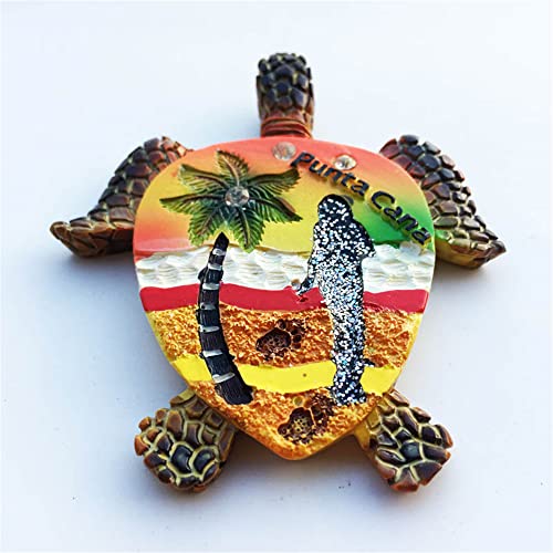 Imán de Nevera Decorativo Tortuga Marina Punta Cana miniatura 3