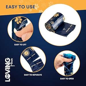   Dog-Poop-Bags-Leak-Proof-and-Extra-Thick-Waste-Bag-Rolls-for-Dogs-Free-Dispenser-With-Stainless-Steel-Leash-Clip-350-Count-Unscented