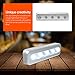 Uonlytech Cordless Battery Operated Motion Sensor Light 5 Led Night Light Bar for Wardrobe Stairs Closet Drawer Stick-on No Tools Needed
