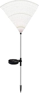 Luzes solares de fogos de artifício | 8 modos de luzes solares ao ar livre à prova de intempéries com 60 LED – Luzes de fogos de artifício, luzes solares criativas de jardim de fadas para uso externo para decoração de Natal, passarela, varanda Haburn