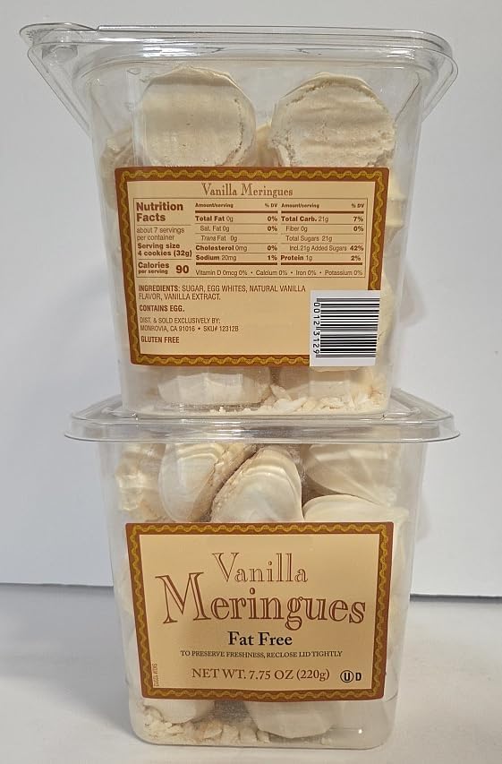 Amazon.com: Trader Joe Vanilla Meringues Gluten & Fat Free 7.75oz