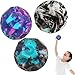 Produktbild YKHSUAOU 3 Stück Moon Ball,Astro Jump Ball,Gummiball Space Ball,Bounce Ball Bouncing Ball für Kinder, Moon Ball Hohe Springender,Hohe Bounce-Loch-Ball Mondball Lavaball,Moon Ball Hohe Springender