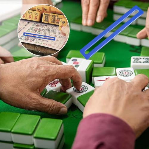 Mahjong Line Finder guías acrílicas royal blue 4 piezas miniatura 5