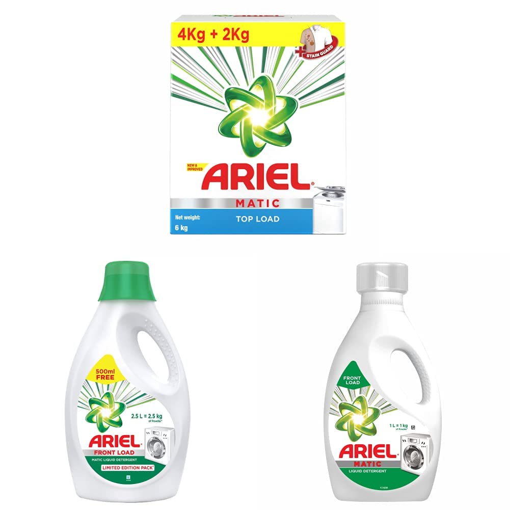 Buy Ariel Matic Top Load Detergent Washing Powder 4 kg with Free