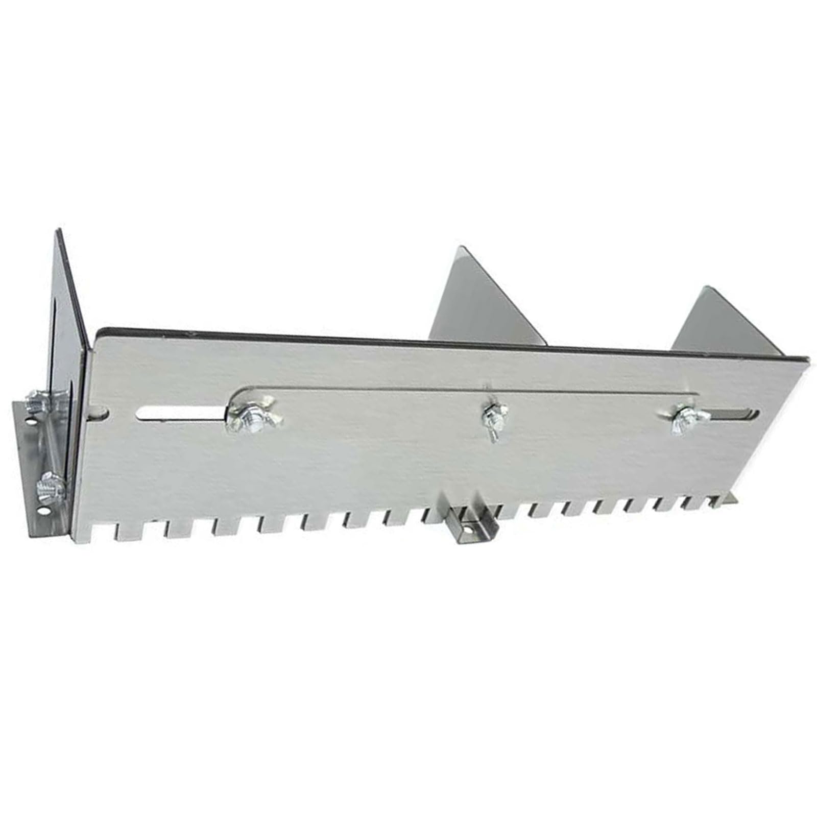 Hardness 201 Stainless Steel Adjustable Notched Trowel for Professional Tiles Adhesive Application and Construction Smooth Border Trowel