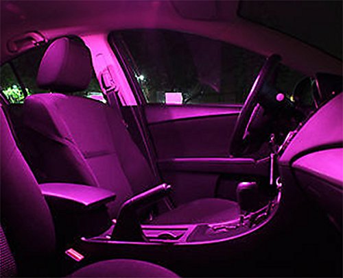 10x Bombillas LED Rosa T10 194 168 2825 para Auto miniatura 3