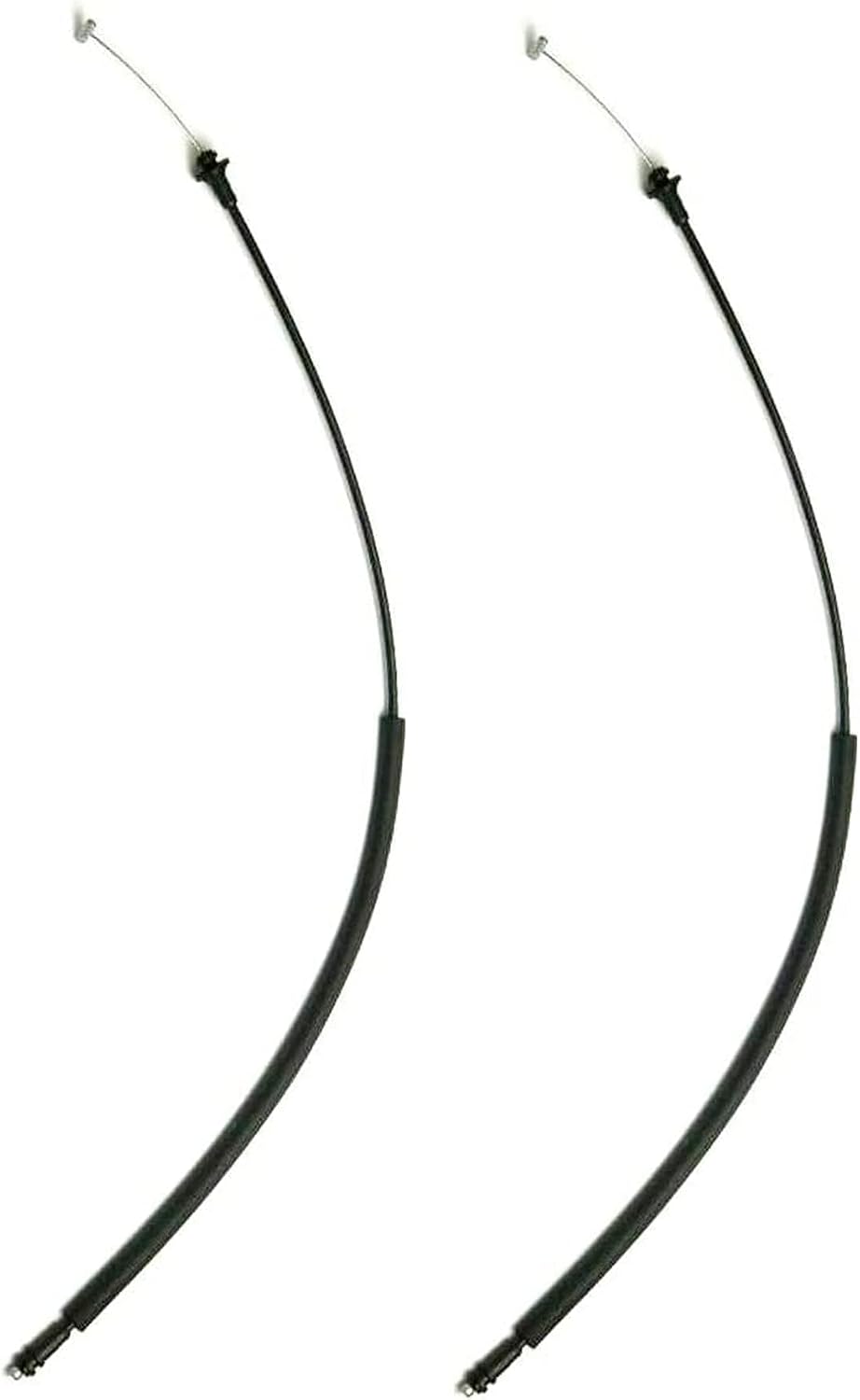 HiSport 924370 Door Latch Cable 2pcs Rear Left/Right Side - Compatible with Dodge Ram 1500 2500 3500 1998 1999 2000 2001 2002 - Replaces 55275106 15654942 924-370