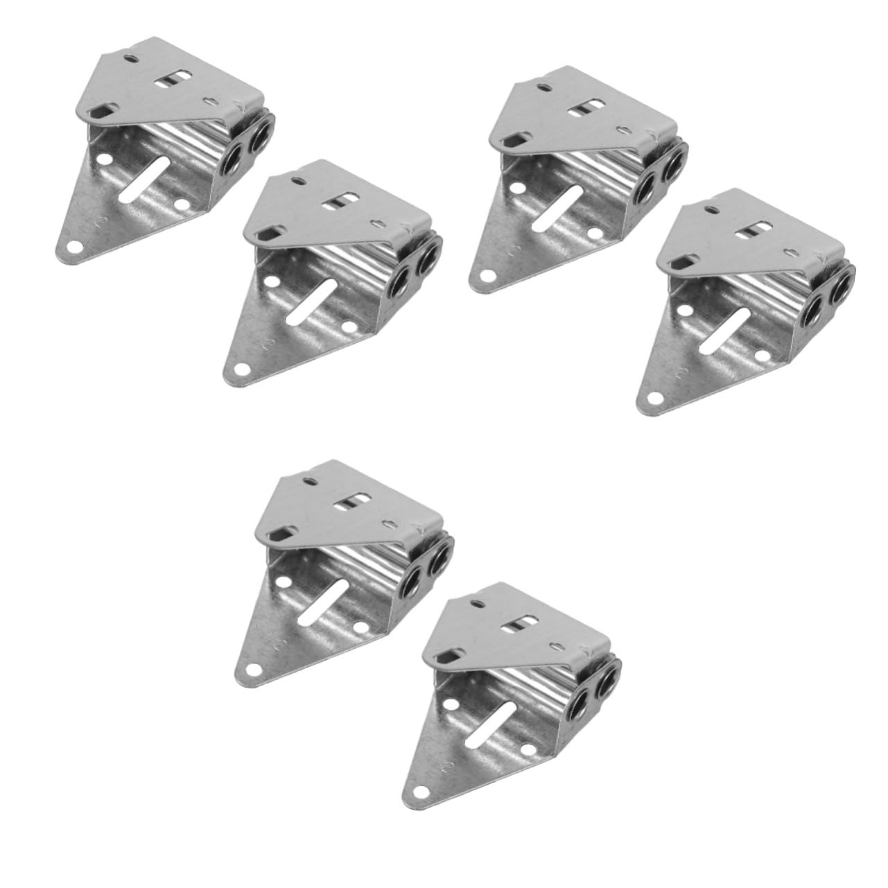 Charnières auto fermantes pour portes de garage SHINEOFI résistantes en lot de 3 ensembles
