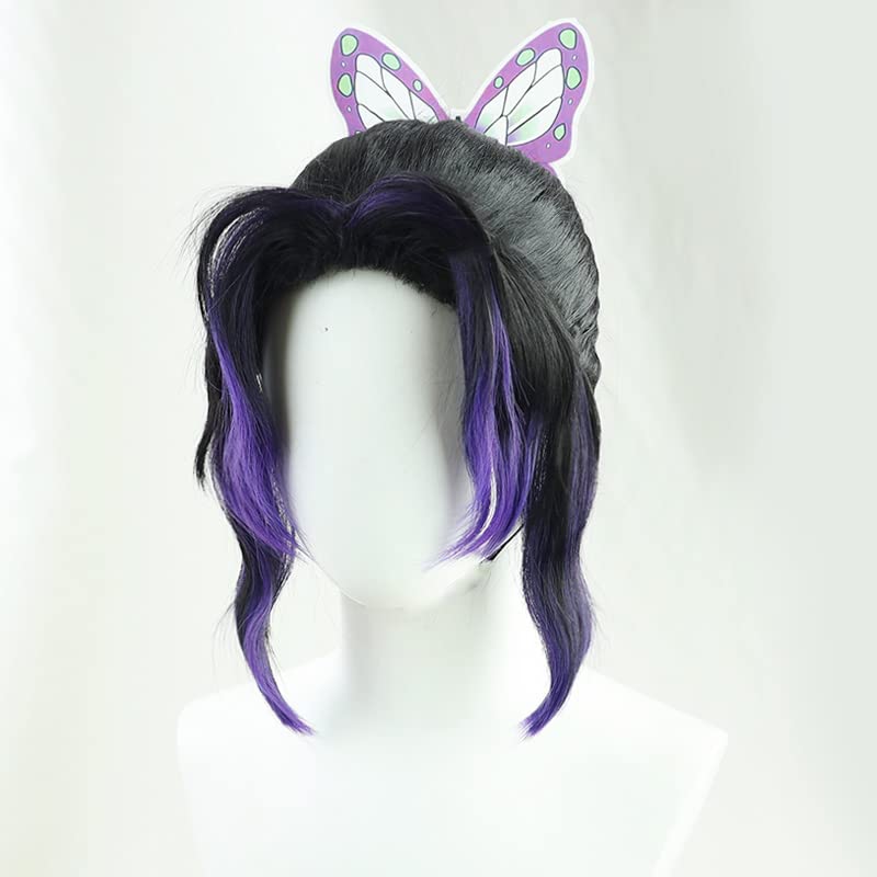 胡蝶しのぶコスプレまとめ売り　ウィッグ、羽織、脚絆、髪飾り 胡蝶しのぶコスプレまとめ売り ウィッグ、羽織、脚絆、髪飾り