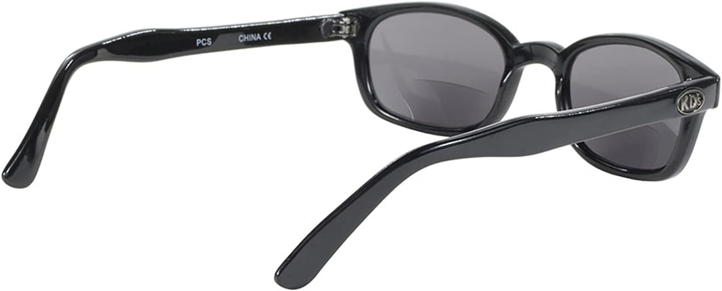 X-Kd Readerz Smoke Lens 2.50 Rectangular Sunglasses, Black, 55mm, 60mm, (18250)