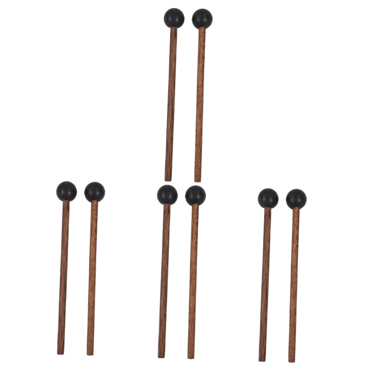 ibasenice 4 Pares De Baquetas Etéreas Mazos De De Percusión Baquetas De Escenario Baquetas De Instrumentos Musicales De De Lengua Accesorios De De Lengua