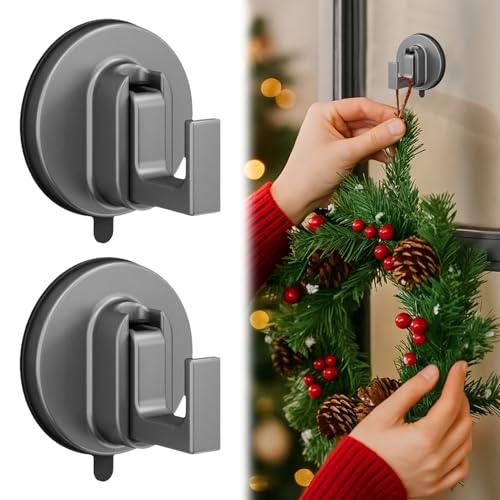 ACAREY Haken Für Kranz Weihnachten, 2 Stück Türhaken Adventskranz...