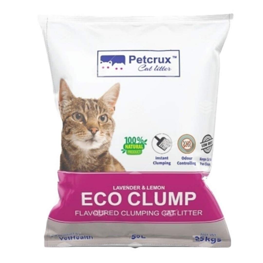 Buy Petcrux Exclusive Scoopable Eco Clump Bentonite Cat Litter 50 L