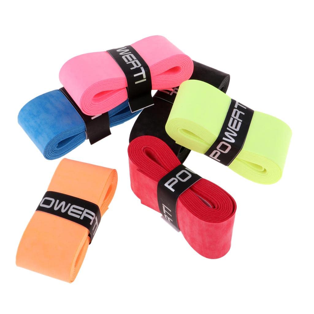 Loom Tree 6 Pieces Tennis Badminton Squash Racket Grip Overgrip Tape Assorted-image-14