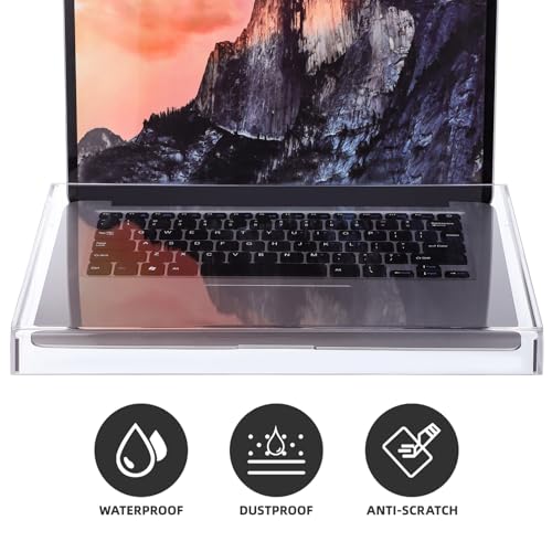 Protector de teclado de acrílico para usar tu laptop de 14 pulgadas en casa sin interrupciones 7