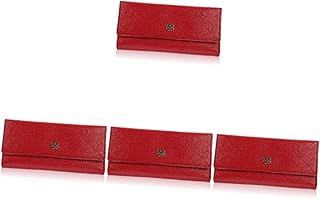 NUOBESTY Carteira 4 Pçs Carteira De Cor Sólida Carteira Feminina Pequena Carteira Para Carteira De Grande Capacidade Carteira De Cartões Grandes Carteira Feminina Carteira Feminina