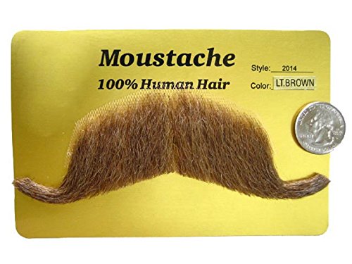 COLONEL MAJOR MUSTACHE, LIGHT BROWN by Rubie's