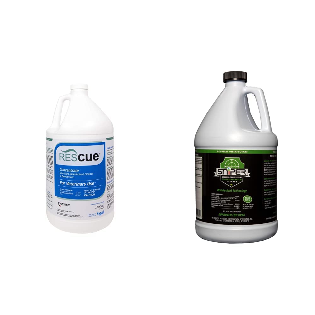 REScue Disinfectant Concentrate Gallon & SNiPER Hospital
