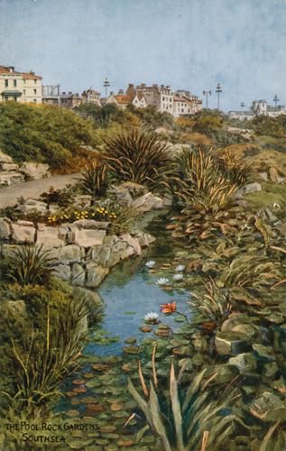 Lienzo Pool Rock Gardens Southsea impresion de alta definicion Alfred Robert Quinton