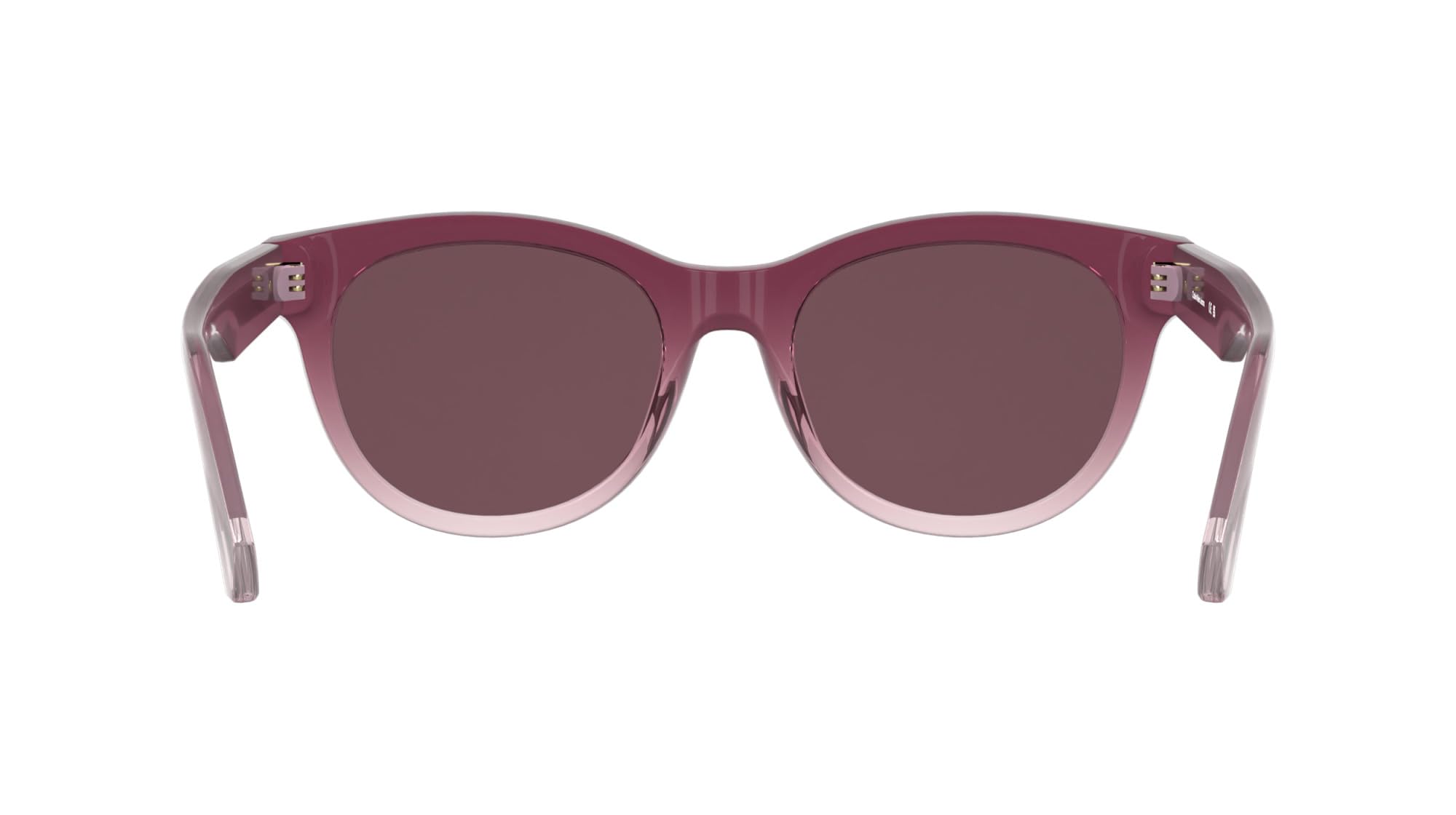 Calvin Klein Jeans Women's Sunglasses CKJ26600S - Transparent Gradient Wine/Rose with Solid Wine Lens
