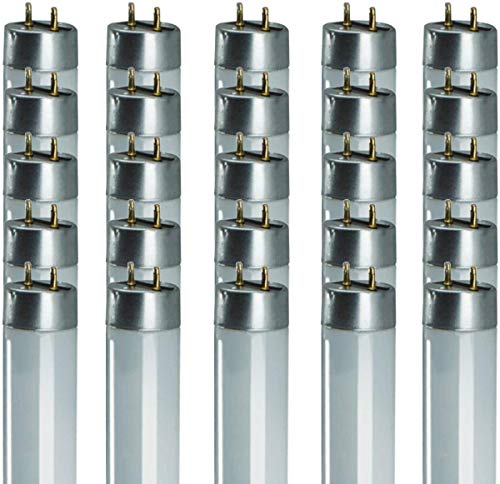 GoodBulb F32T8/841/ECO 32W 48 Inch T8 Fluorescent Light Bulb | 4100K Cool White Medium Bi-Pin Base | 3050 Lumens 86 CRI 24000 Life Hours | Long Term Care Lighting | 25 Pack