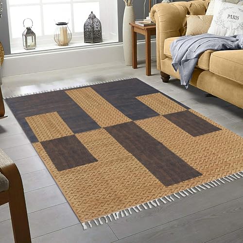 Tapis bohemien en coton lavable pour une ambiance cosy de chambre et salon - 3