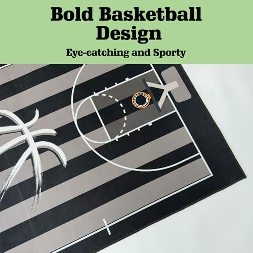 Tapete deportivo de baloncesto 90x150 cm antideslizante miniatura 5