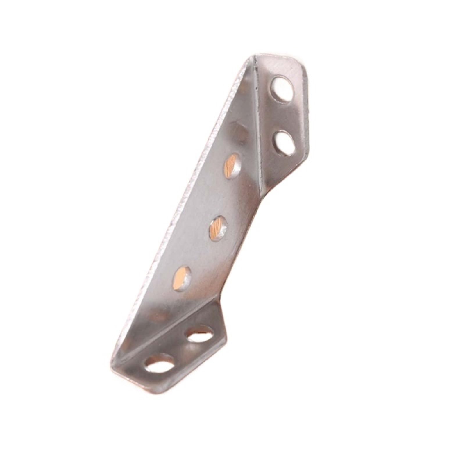 Staffe A L Angolari Metallo Staffe angolari in acciaio inossidabile con piastra in legno for fissaggio a mensola angolare for connettore for mobili a vite(200PCS(40Set))