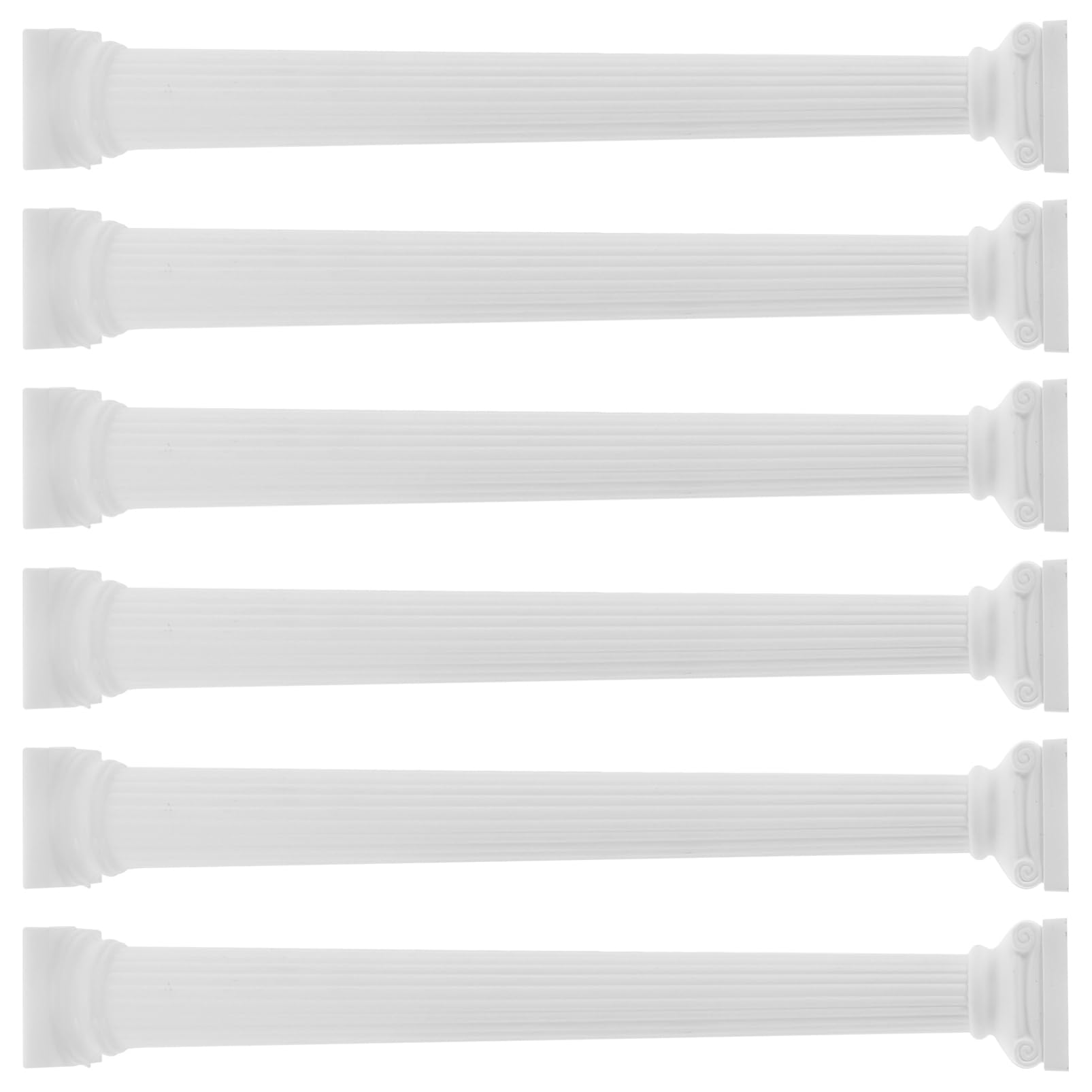 LALADEFIEE Conjunto De 6 Pilares Romanos Miniaturas - Columnas Griegas De Resina para Decoración Artística y Arquitectónica - Adornos Clásicos para Escritorio De Oficina Mesa De Bodas y